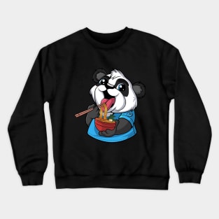 Cute Panda Ramen TShirt Crewneck Sweatshirt